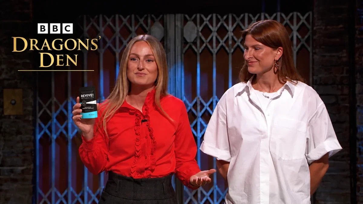 The sisters presenting Revive to the panel
